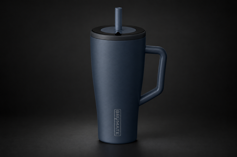 BrüMate Era 30 oz Tumbler with Handle & Straw - Nightfall Blue