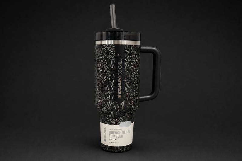 Stanley x CALIA Quencher H2.0 40 oz Tumbler - Black Serpent