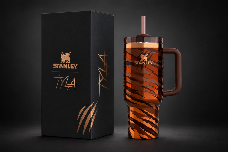 Stanley x Tyla Quencher H2.0 40 oz Tumbler - Tyger with box