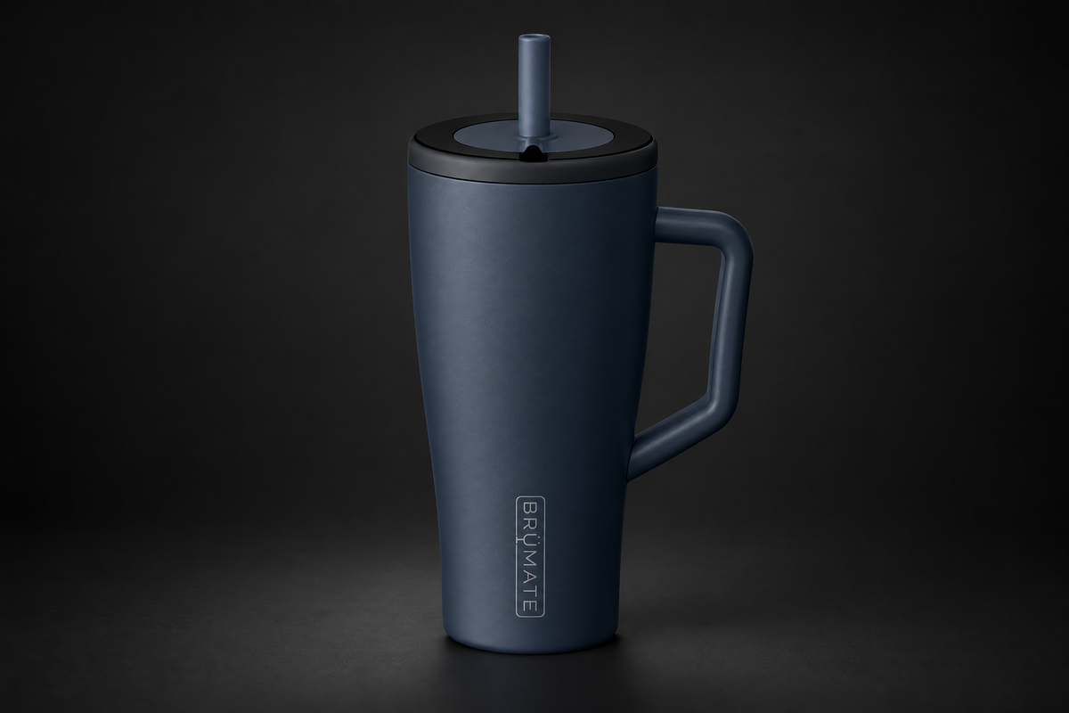BrüMate Era 30 oz Tumbler with Handle & Straw - Nightfall Blue