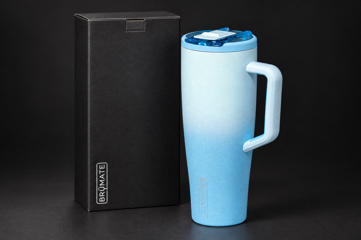 BrüMate Era Flip 40 oz Tumbler - Frosted Drift with box