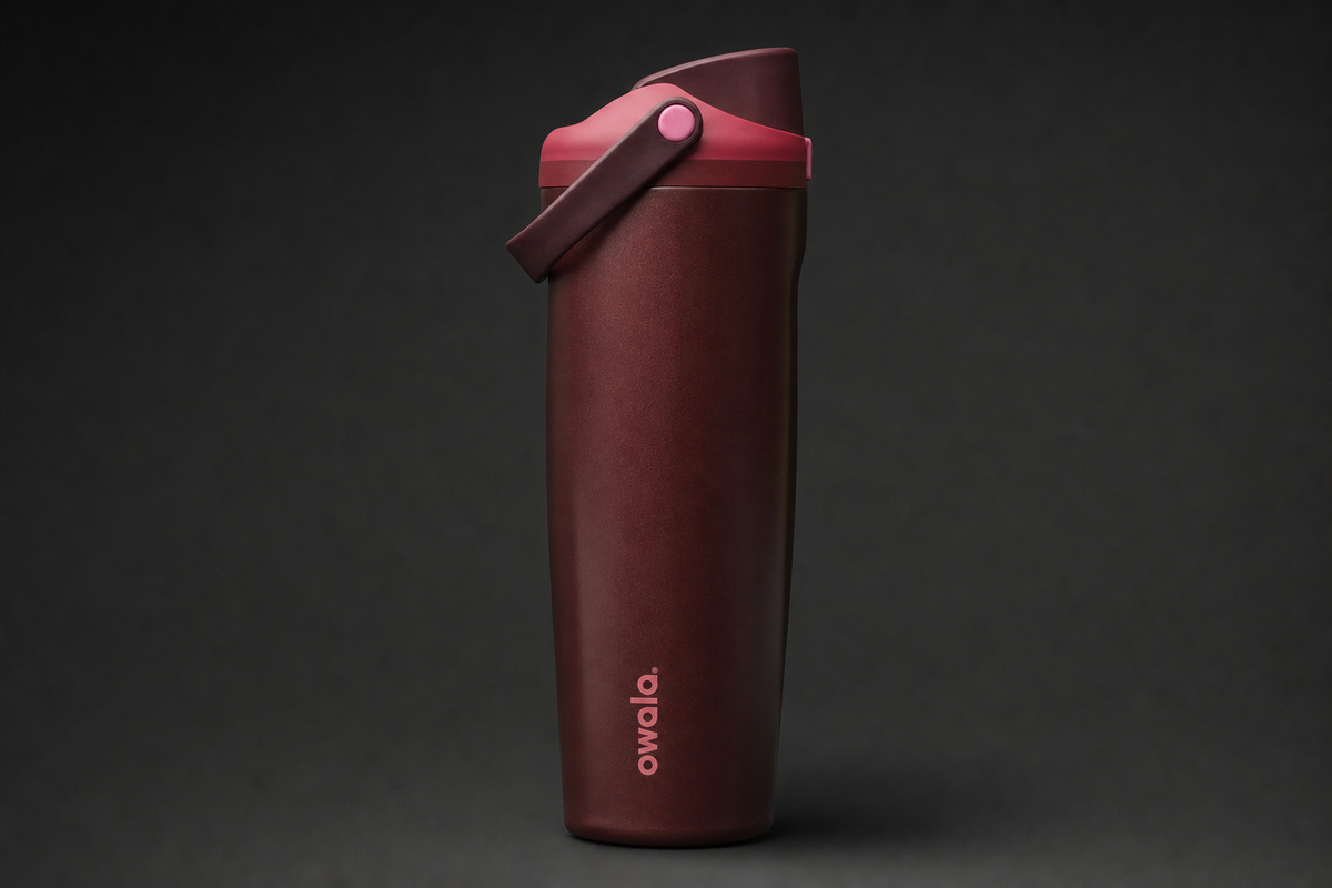 Owala FreeSip 30 oz Water Bottle - Black Cherry