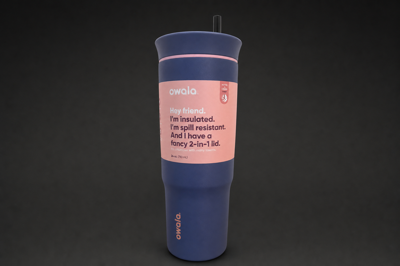 Owala Travel 24 oz Tumbler - Blue Jay