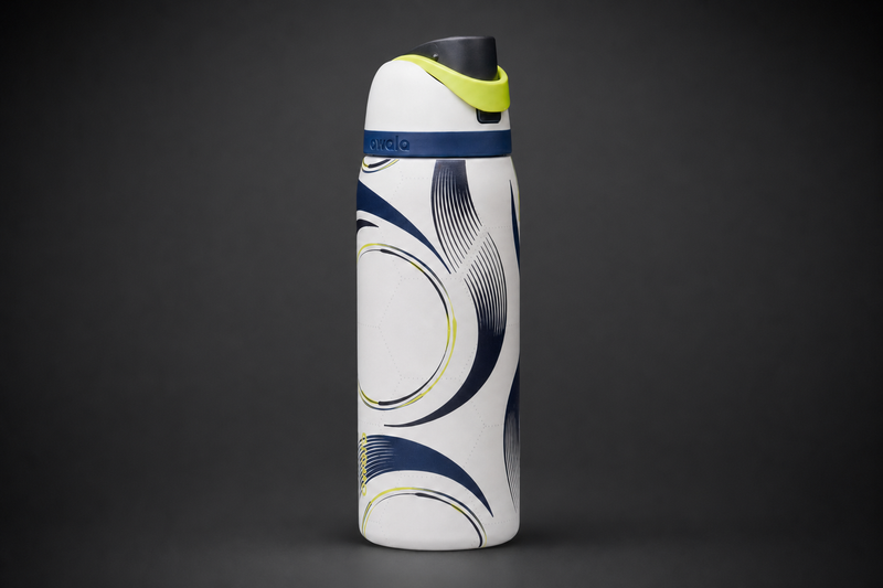 Owala FreeSip 32 oz Water Bottle - Steel the Ball (Soccer)