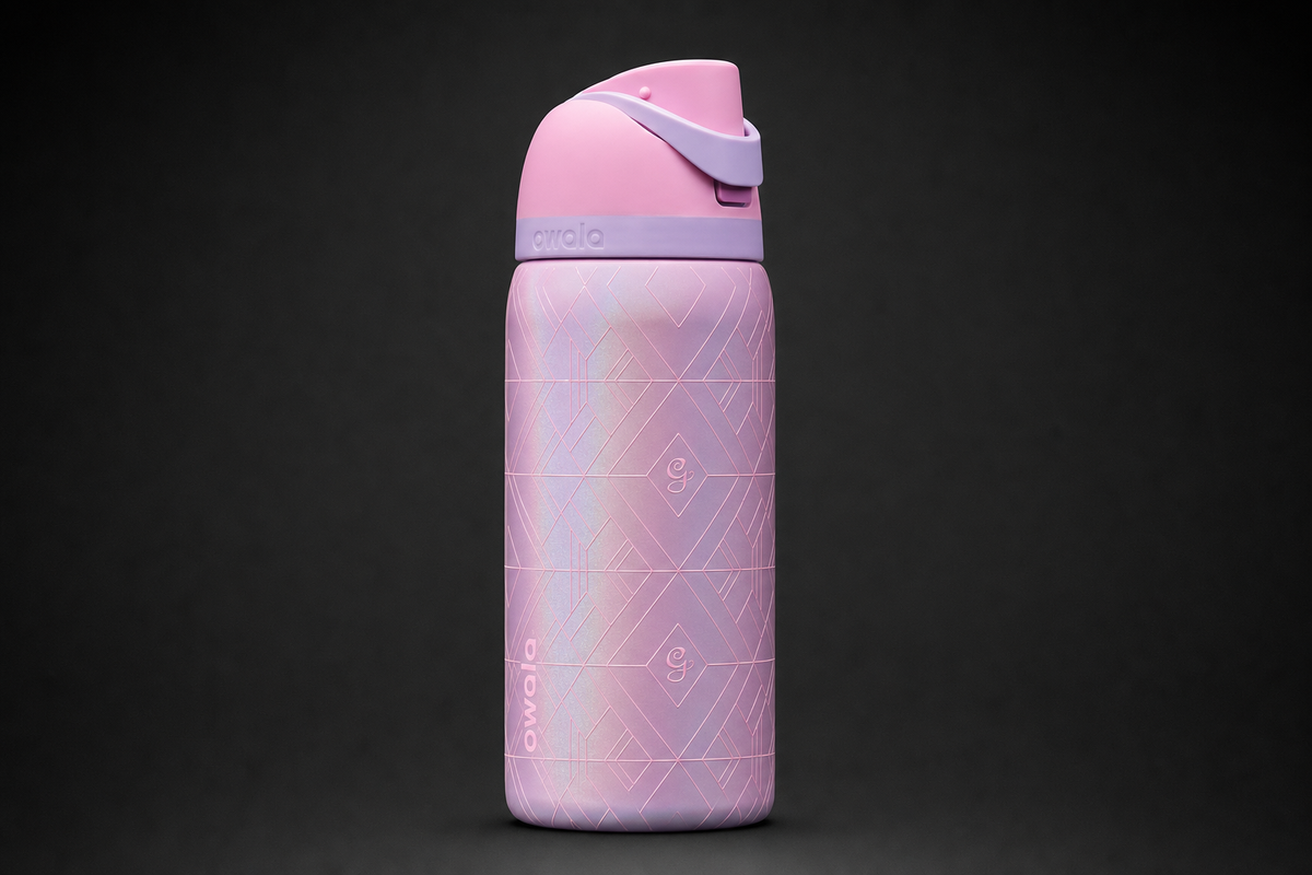 Owala FreeSip 32 oz Water Bottle - Glinda Pink (Wicked)