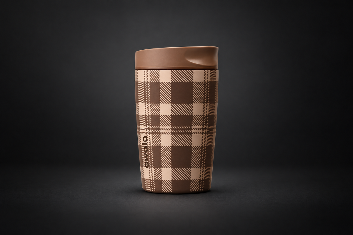 Owala SmoothSip Slider 12 oz Tumbler - Plaid and Simple