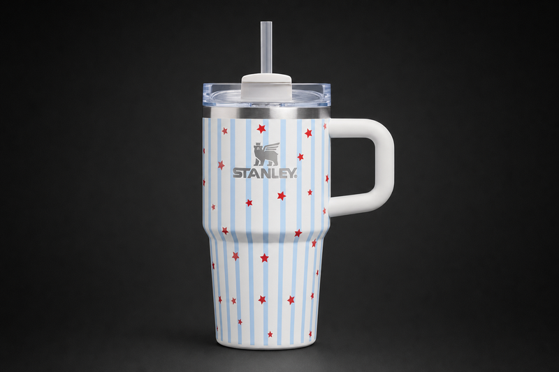 Stanley Quencher H2.0 20 oz Tumbler - Blue Starry Stripes