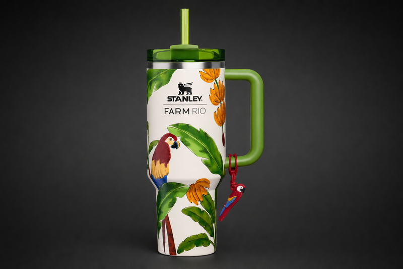 Stanley x Farm Rio Quencher H2.0 40 oz Tumbler - Tropical Destiny
