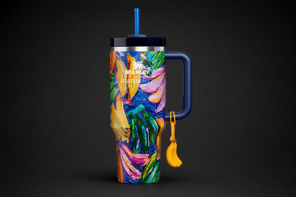 Stanley x Farm Rio Quencher H2.0 40 oz Tumbler - Painted Bananas