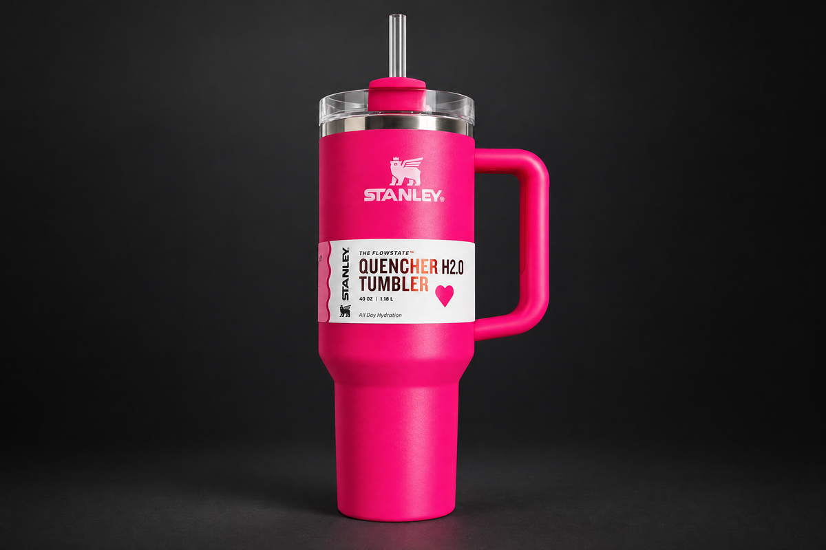 Stanley Quencher H2.0 40 oz Tumbler - Cosmo Pink