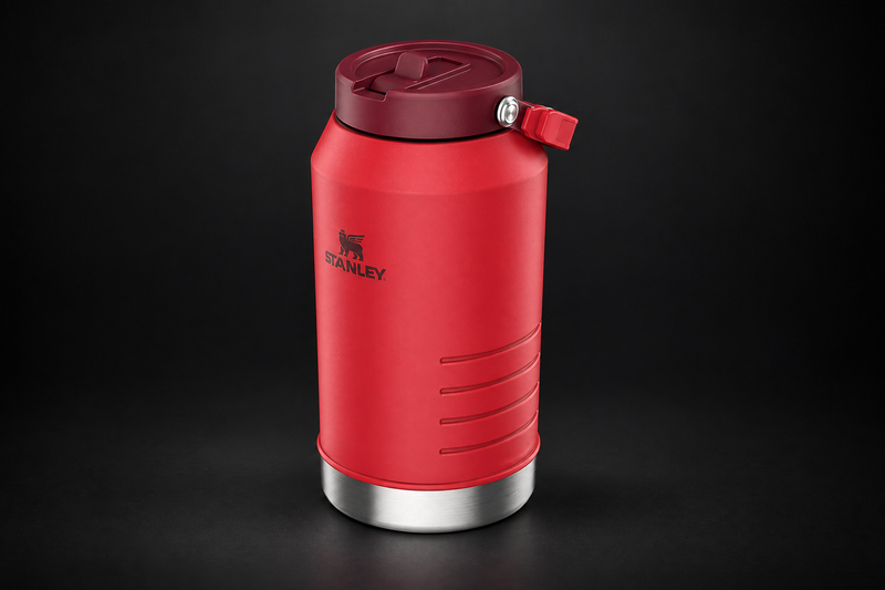 Stanley IceFlow Flip Straw 2.0 96 oz Jug - Chili Red