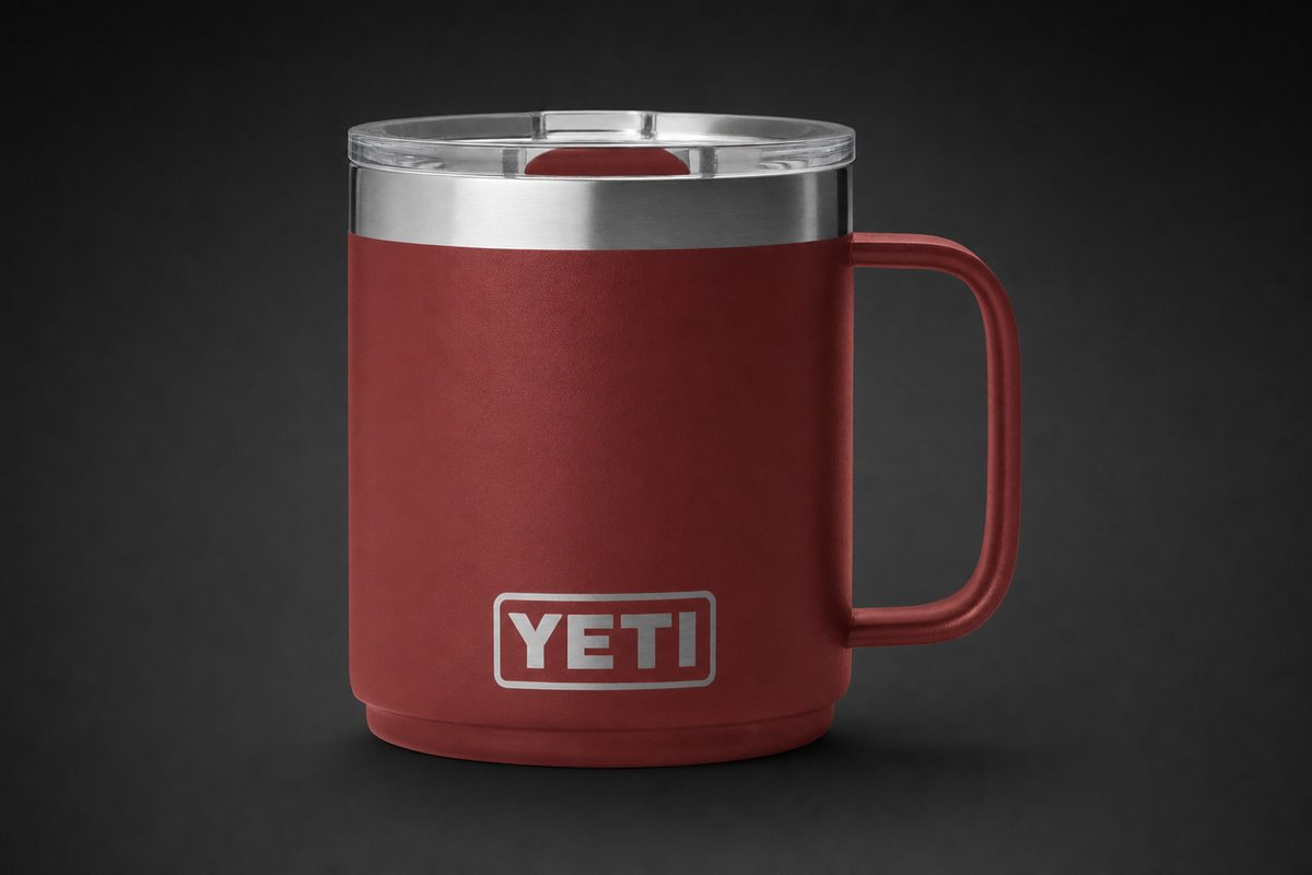 YETI Rambler 10 oz Ceramic Mug - Stag Red