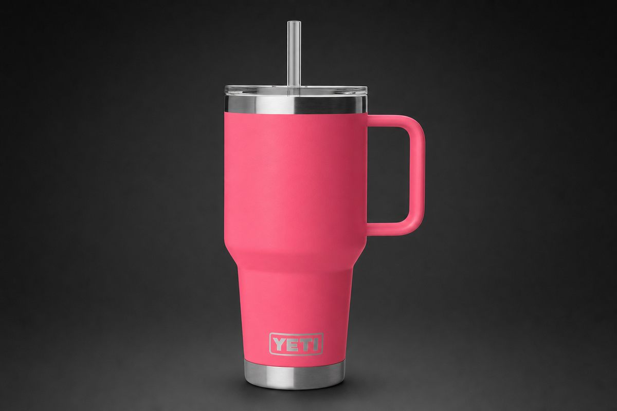 YETI Rambler 35 oz Straw Mug - Tropical Pink
