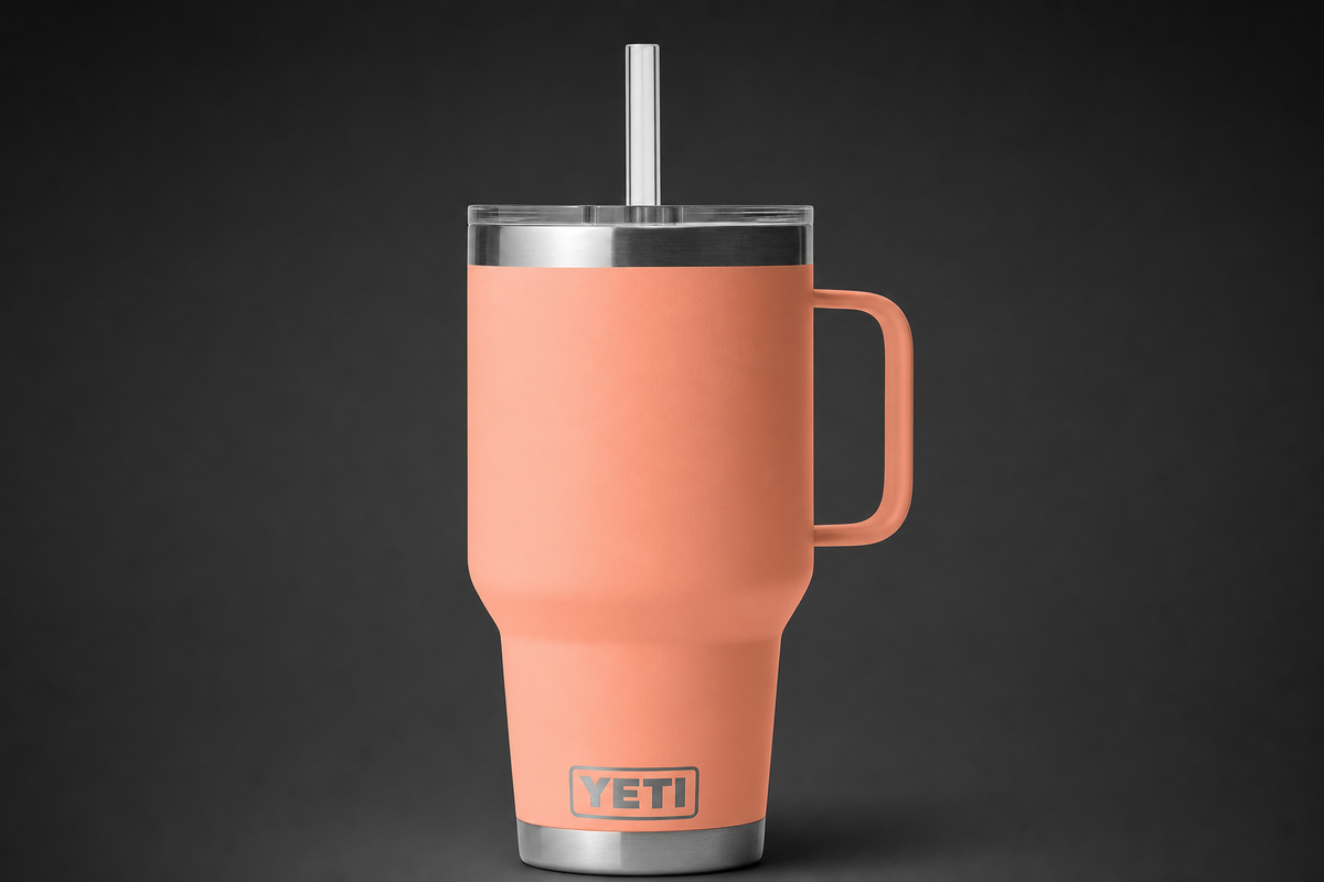 YETI Rambler 35 oz Straw Mug - Lowcountry Peach