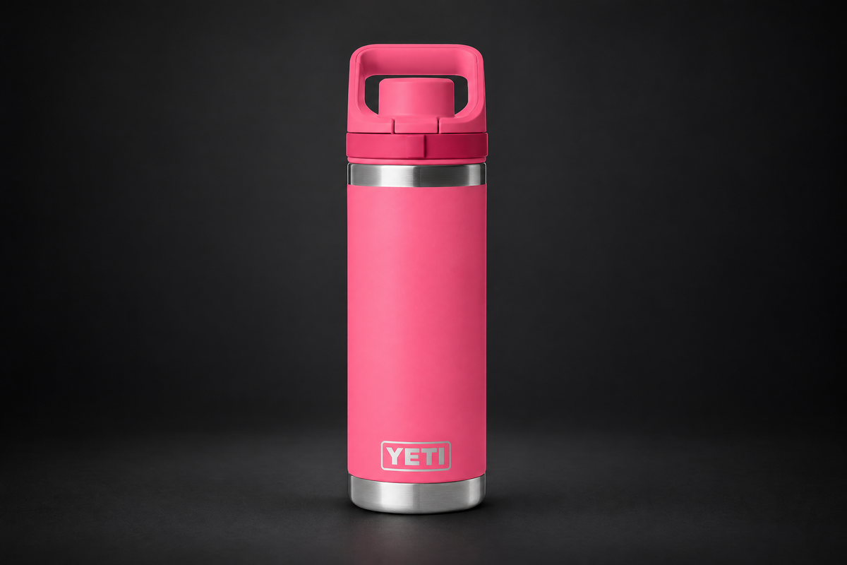 YETI Rambler 18 oz Water Bottle - Tropical Pink