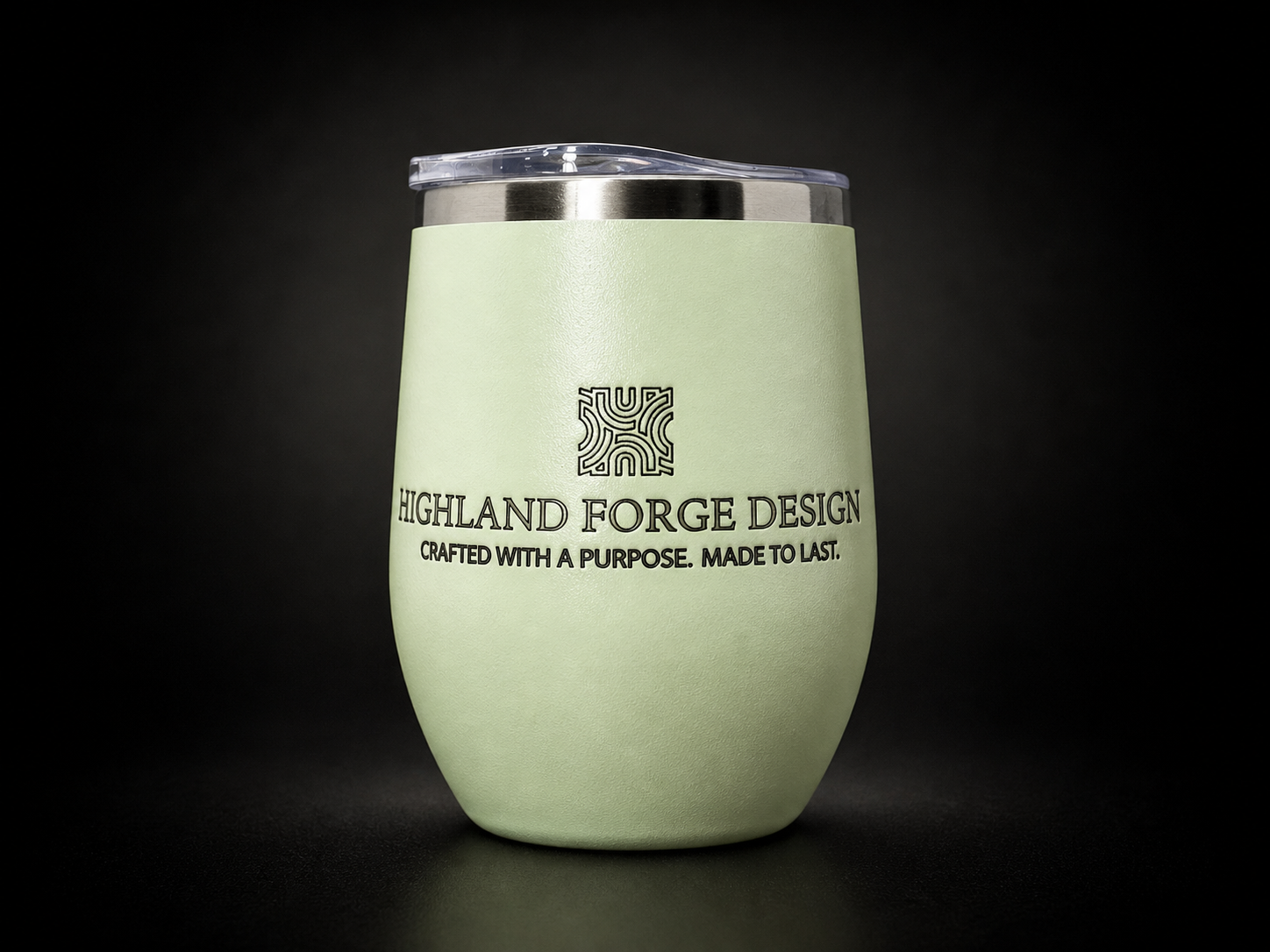 Custom Laser Engraved Wine Tumbler – 12oz Insulated Stainless Steel Cup