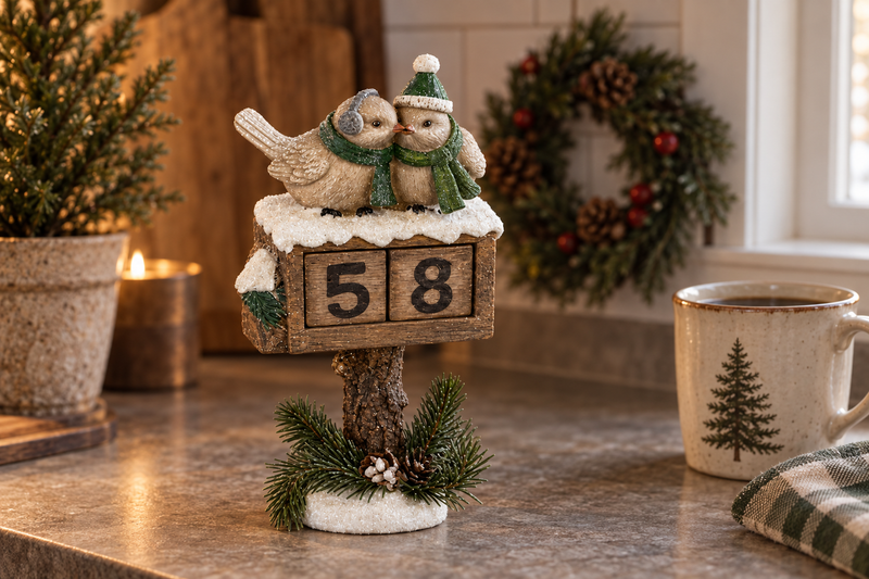 Christmas Countdown Blocks in use