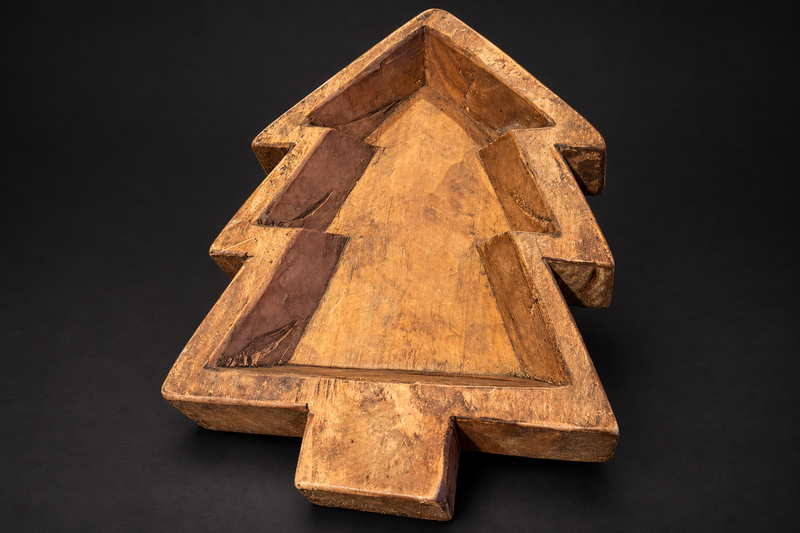 Christmas Tree Dough Bowl