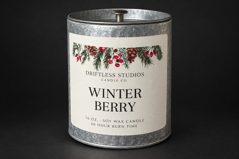 Driftless Studios Winter Berry Candle