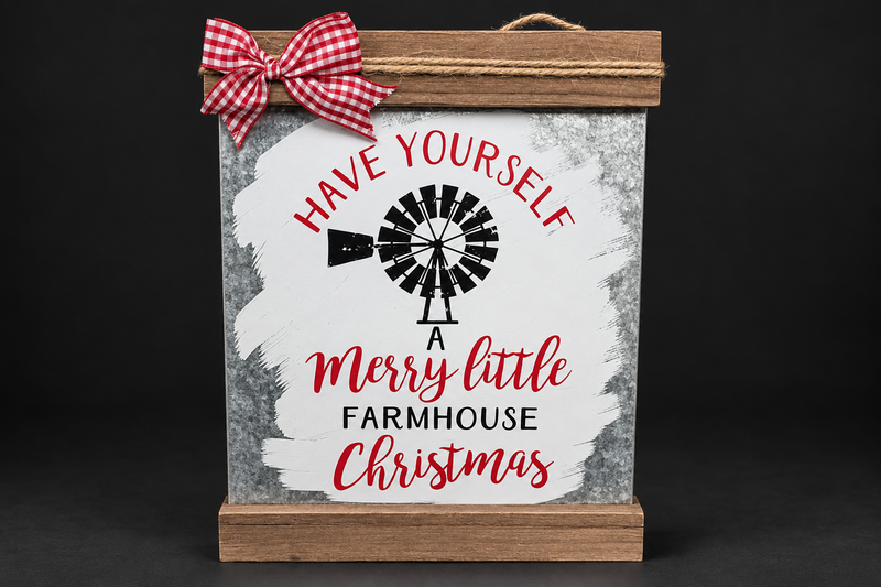 Farmhouse Christmas Sign