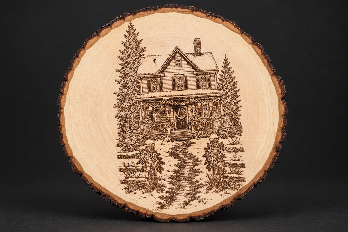 Farmhouse Pines Wood Slice