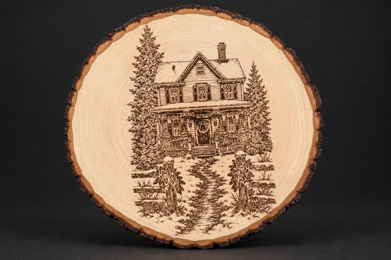 Farmhouse Pines Wood Slice