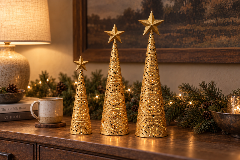 Gold Star Cone Tree in use