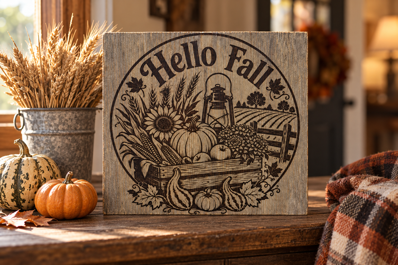Hello Fall Harvest – Barnwood in use