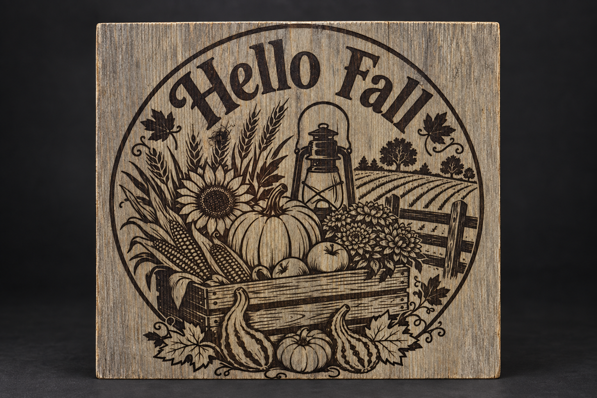 Hello Fall Harvest – Barnwood