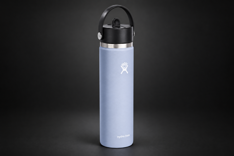 Hydro Flask Wide Mouth 24 oz Water Bottle with Flex Straw - Surf