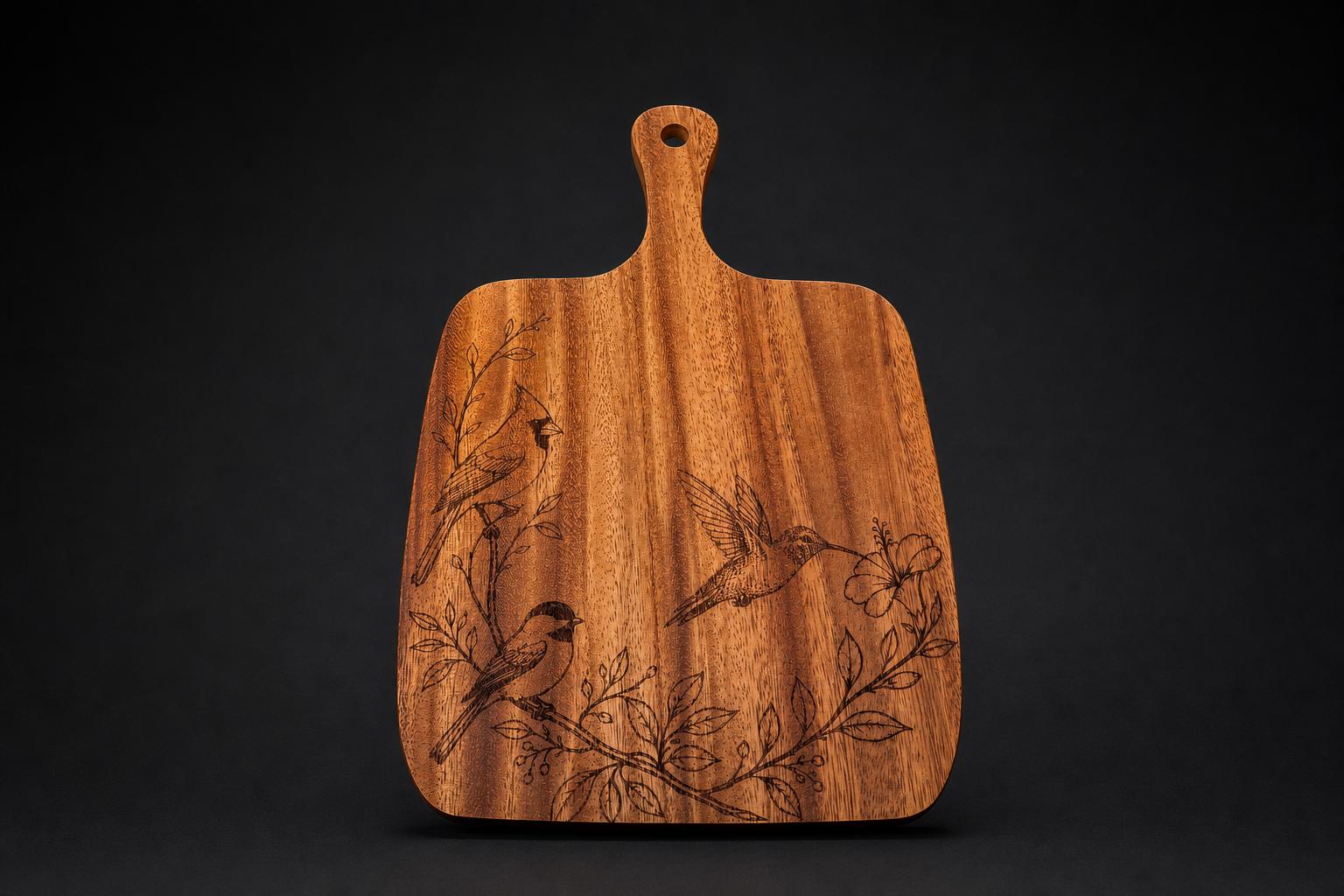 Hummingbird Walnut Cutting Board