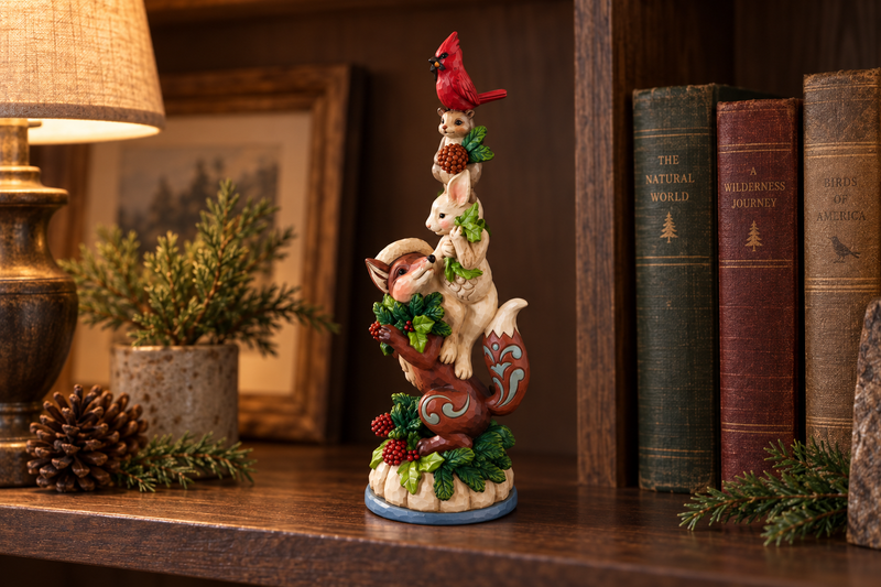 Jim Shore Woodland Animal Stack in use