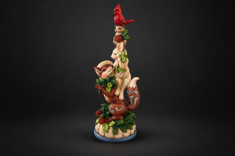 Jim Shore Woodland Animal Stack