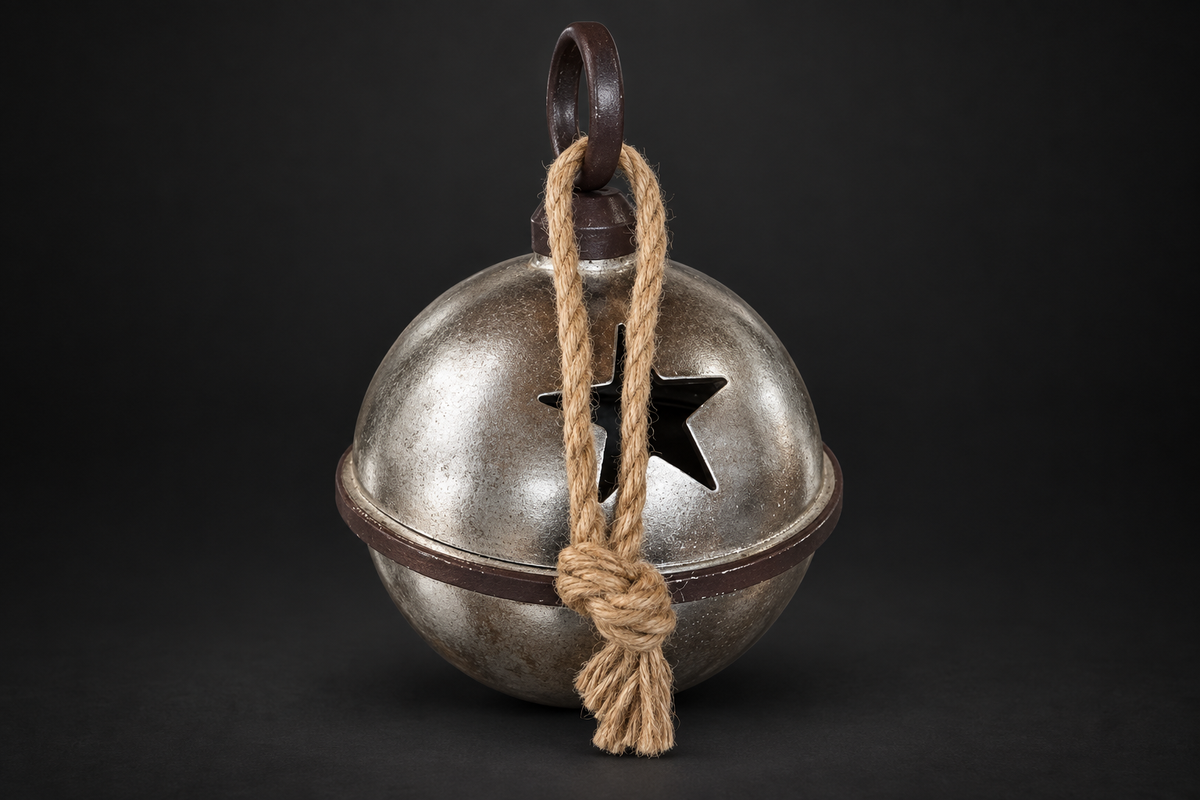 Large Star Jingle Bell