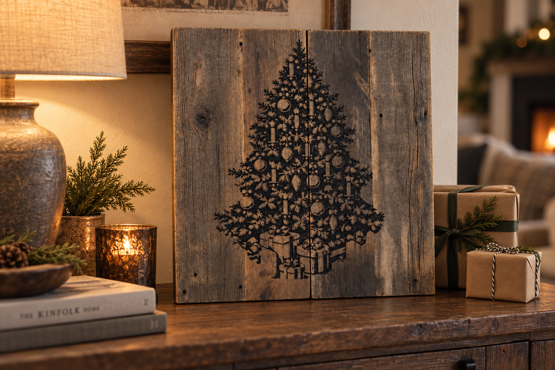 Ornament Tree – Barnwood in use