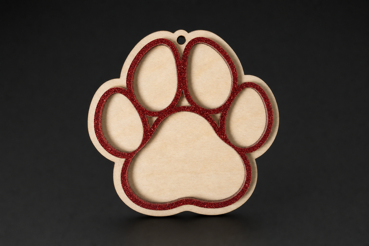 Paw Print Ornament — product