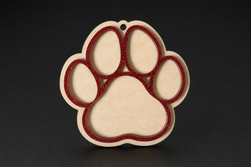 Paw Print Ornament — product
