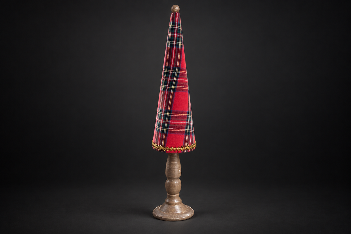 Plaid Tabletop Tree