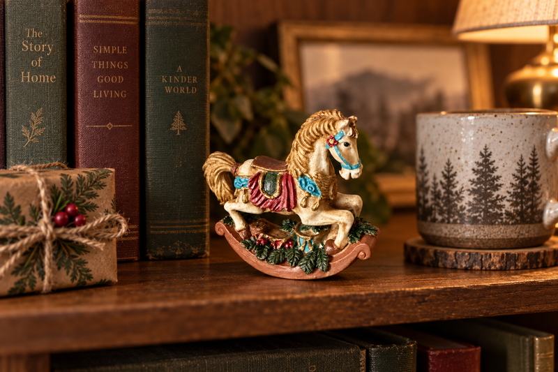 Rocking Horse Figurine in use
