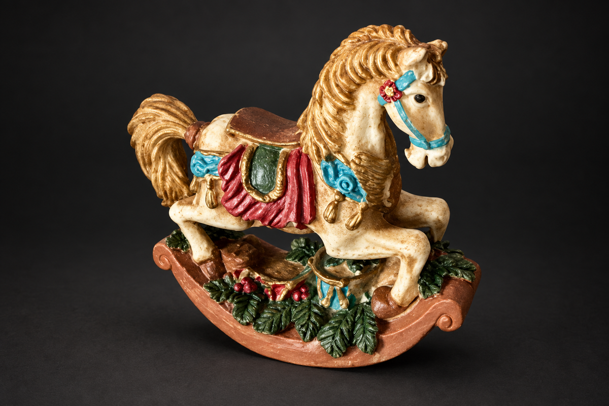 Rocking Horse Figurine