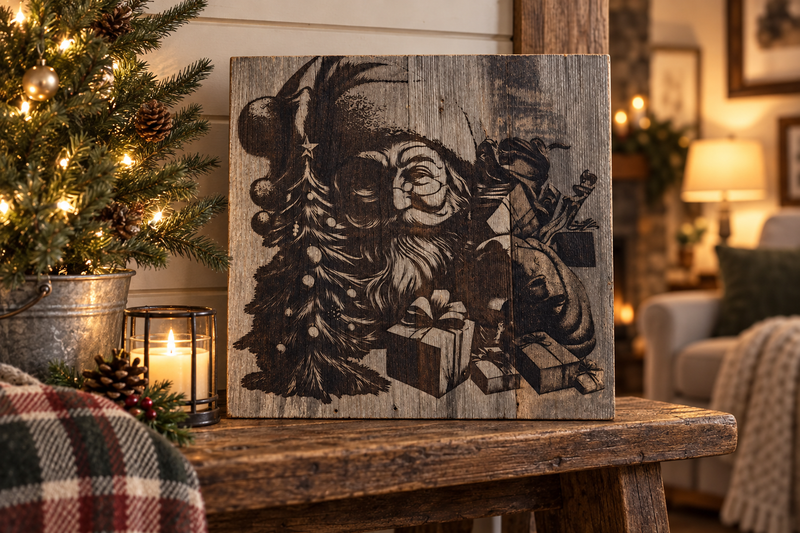Santa & Gifts – Barnwood in use