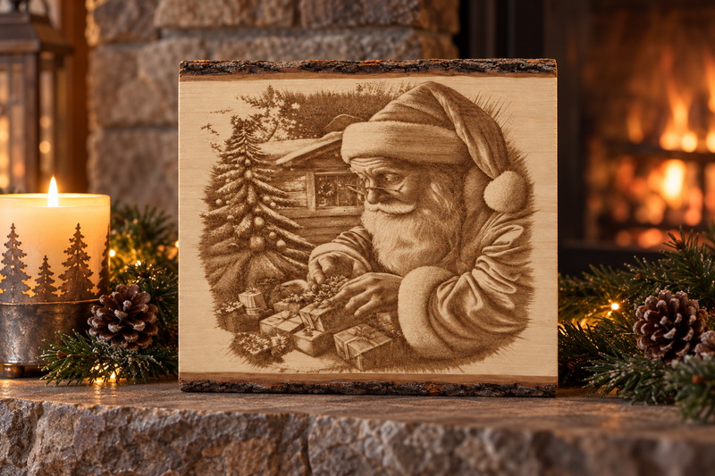Santa's Workshop – Live Edge in use