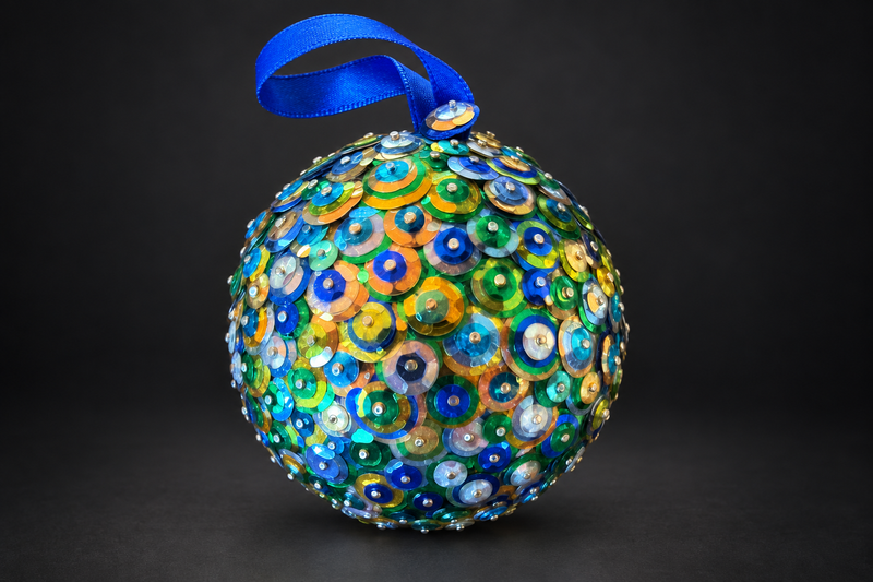Sequin Ball Ornament
