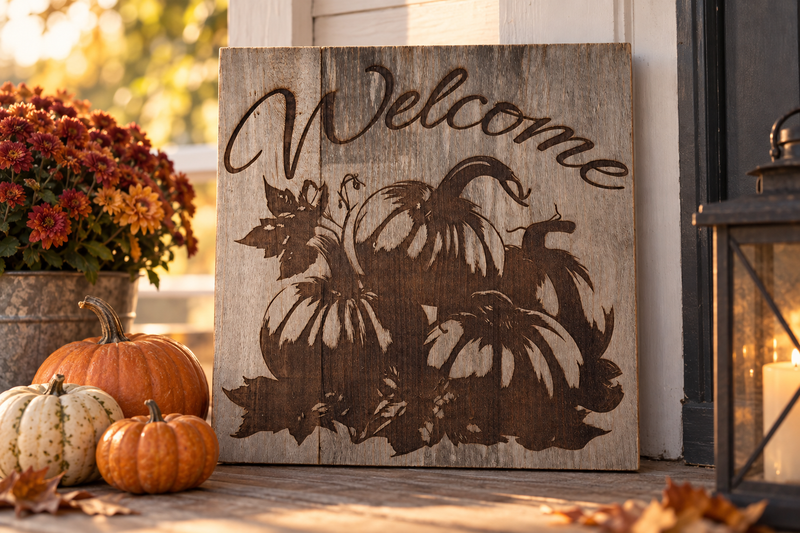 Welcome Pumpkins – Barnwood in use