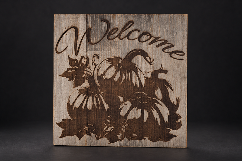 Welcome Pumpkins – Barnwood