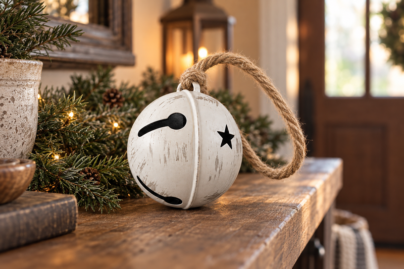 White-Washed Jingle Bell in use